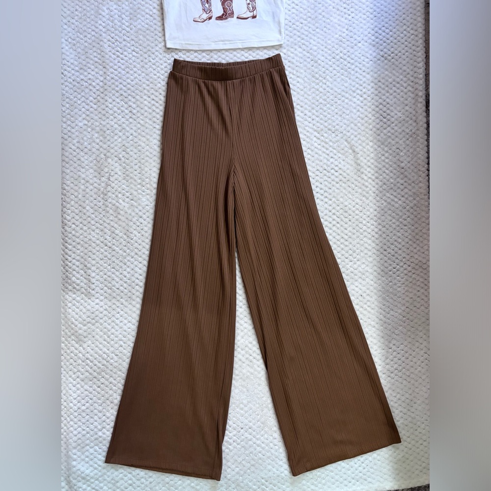 Forever 21 Brown Wide Leg Pants